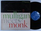 GERRY MULLIGAN Mulligan Meets Monk RIVERSIDE LP mono *