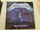 Metallica Ride The Lightning original U.S. Lp Elektra Records 1984 VG+/VG+