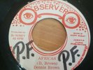Reggae 45 - Dennis Brown - African - Dub Root of David