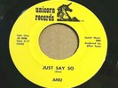 Anu - Just Say So/Prayer 45 unknown private press femme folk/SSW Strong VG HEAR
