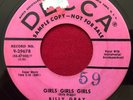 BILLY GRAY & WESTERN OKIES   GIRLS GIRLS GIRLS   RARE ROCAKBILLY BOPPER 45 PROMO