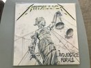 Metallica And Justice For All original U.S. 2Lp BMG version Elektra 1988 VG+/VG+