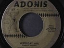BLUES MESSENGERS: yesterday girl / i won't ask for more ADONIS  7