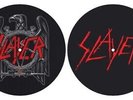 Slayer Eagle Scratched Logo Pair DJ Record Turntable Official Slipmat Vinyl