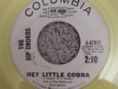 THE RIP CHORDS- HEY LITTLE COBRA RARE YELLOW VINYL PROMO ORIGINAL