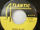 R & B DOOWOP 1951 RUTH BROWN ATLANTIC 948 WITHOUT MY LOVE/SHINE ON