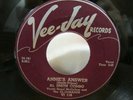 DOOWOP/R & B AL SMITH COMBO & EL DORADOS VEE JAY 118 ANNIE'S ANSWER/LIVING WITH
