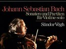 TELEFUNKEN - SANDOR VEGH - BACH SONATAS & PARTITAS FOR SOLO VIOLIN - COMPLETE NM