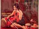 GORGEOUS SEXY FIDDLER WITH BONGOS AND ROSES - LATIN STRINGS POURCEL JAPANESE 10