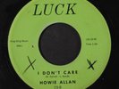 HOWIE ALLAN: your everything / i don't care LUCK 7