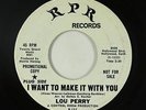 Northern Soul 45 - Lou Perry - I Want To Make It With You - RPR VG+ mp3 obscure