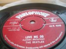 THE BEATLES * Love Me Do / PS I Love You * 1962 PARLOPHONE 7” 45  V/G plus