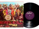 THE BEATLES - Sgt Pepper's Lonely Hearts Club Band LP Purple Label W/ Insert EX