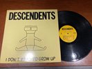 Descendents ?– I Don't Want To Grow Up - VG+/VG New Alliance