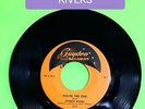 JOHNNY RIVERS YOU'RE THE ONE ROCKABILLY BOPPER 7 IN 45 RPM RECORD