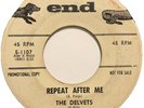 THE DELVETS Repeat After Me / Will You Love Me 45rpm WLP Girl Group Doo Wop RARE