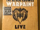 THE BLACK CROWES Warpaint Live 3LP 2016 Yellow Vinyl NM Eagle ER 201541