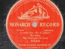 3g1.  Giuseppe de Luca - Re di Lahore-O casto fior - Victor Monarch 5040