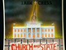 Iron Cross-Church And State-Original ARTIST ARTWORK COVER ART-Illustration Bd.