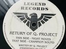 Q Project Champion Sound Legend Records Rare Hardcore Rave Jungle Breakbeat