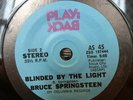 Bruce Springsteen / BLINDED  BY THE LIGHT  45 With Picture Sleeve PLAYBACK PROMO