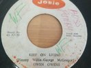 Reggae 45 - Gwen Owen's- It Ain't Hardly Over - Keep On Living