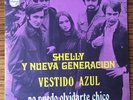Rare Viny 45 Psychedelic Shelly Y La Nueva Generacion Vestido Azul