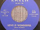 NORTHERN / DETROIT SOUL ORIGINAL - Sharon McMahan ?– Love is Wonderful 45