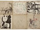 Vintage Pablo Picasso 6 LP Bell Record Set Saidenberg