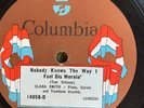 Columbia 14058D Clara Smith w LOUIS ARMSTRONG -    Blues  78rpm E+ 1925