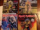 4 X Iron Maiden Vinyl - S/T - Killers - Number Of The Beast LP + Maxi Single