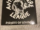 1981 Anti Nowhere League Streets of London So What Punk Rock 7” Vinyl Record 1st