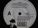 REM Radio Free Europe/There she goes again '83 OZ WL Promo 45 EX