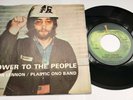 John Lennon: Power to the People – APPLE 45 w/PS – EX Vinyl - Beatles