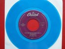 Beatles  RARE ( WHILE MY GUITAR GENTLY WEEPS ) NEW/MINT BLUE VINYL JUKE BOX 45