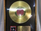 Hank Williams Jr. Greatest Hits Gold Record Plaque Collectible