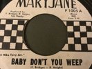 EDWARD HAMILTON Baby Don’t You Weep MARYJANE BOOT 45, R&B, SOUL VINYL