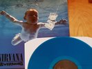 Nirvana Nevermind vinyl LP blue vinyl rare Smells like Teen Spirit Qotsa NO