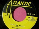 THE CLOVERS - Devil or Angel - clean 45 rpm - Atlantic 1083 - yellow label