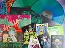 Rick and Morty coloured vinyl 2 LP green blue Sub Pop limited edition art cards