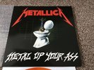 Metallica - Metal Up Your Ass. Orange Vinyl. Kill Em All  Master Of Puppets