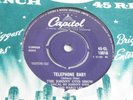 THE JOHNNY OTIS SHOW 'TELEPHONE BABY / CASTIN' MY SPELL' 45 UK CAPITOL 1959