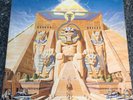 LP IRON MAIDEN LP POWERSLAVE ORIG UK 1984 1st PRESS A-1U TEXTURED EX/EX