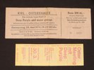 DEEP PURPLE 2 TICKETS 1970 GERMANY TOUR KIEL HAMBURG ORIGINAL TICKET VINTAGE RAR