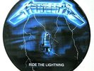 METALLICA RIDE THE LIGHTNING PICTURE DISC LP 1989 U.K. 838140-3 (EX) DIE CUT