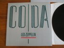 ORIGINAL VINYL LP LED ZEPPELIN CODA 1982 1ST PRESS COMME NEUF UNPLAYED MINT