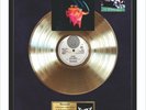 Black Sabbath Paranoid Vinyl Gold Metallized Record Mounted In Frame
