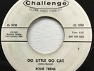 FOUR TEENS “GO LITTLE GO CAT” ROCKABILLY - CHALLENGE PROMO - NM.