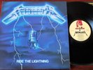 METALLICA RIDE THE LIGHTNING LP MUSIC FOR NATIONS (1984) A1 B1 MINT SUPERB  UK