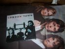 Wings:London town,indian issue  Poster  LP EX/EX